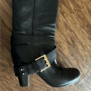 CHLOE Black Leather Women's Boots size 38